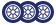 3 pneus